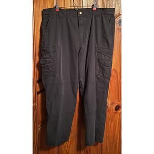 TRU-SPEC Tactical Cargo Pants Black 42x30 Men's Ripstop Workwear Utility